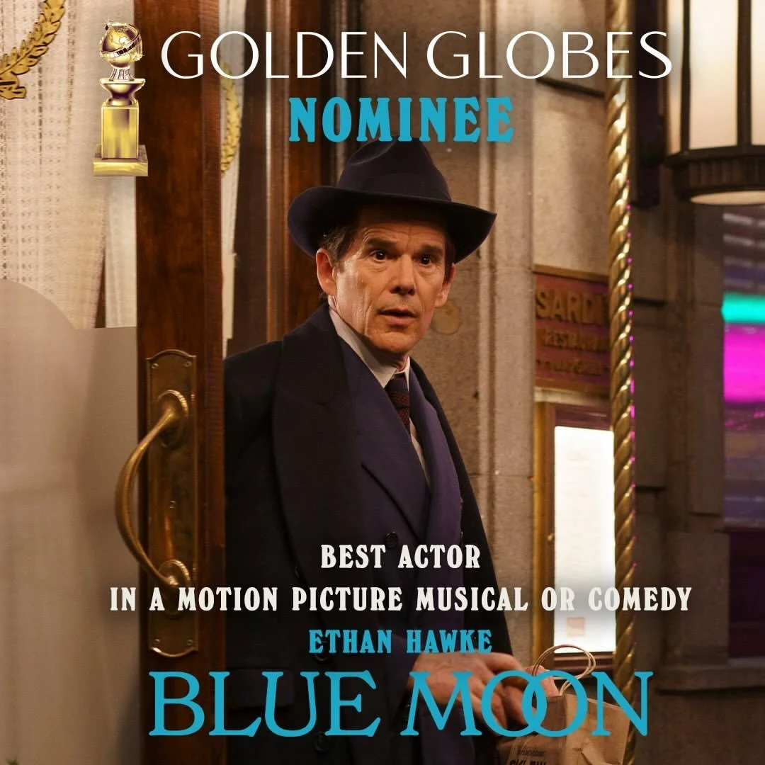 Ethan Hawke has been nominated for Best Actor in a Motion Picture Musical or Comedy at the Golden Globes!