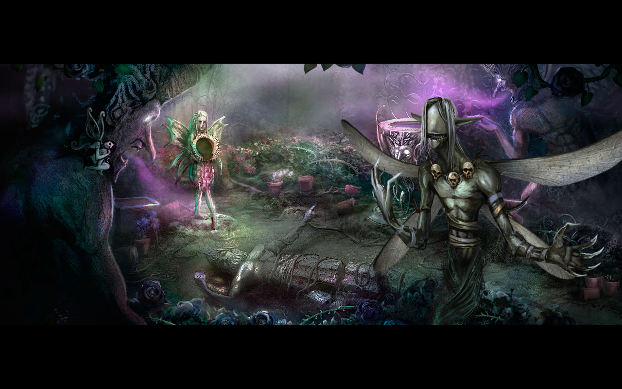 Example of same scene after dark attack&nbsp;