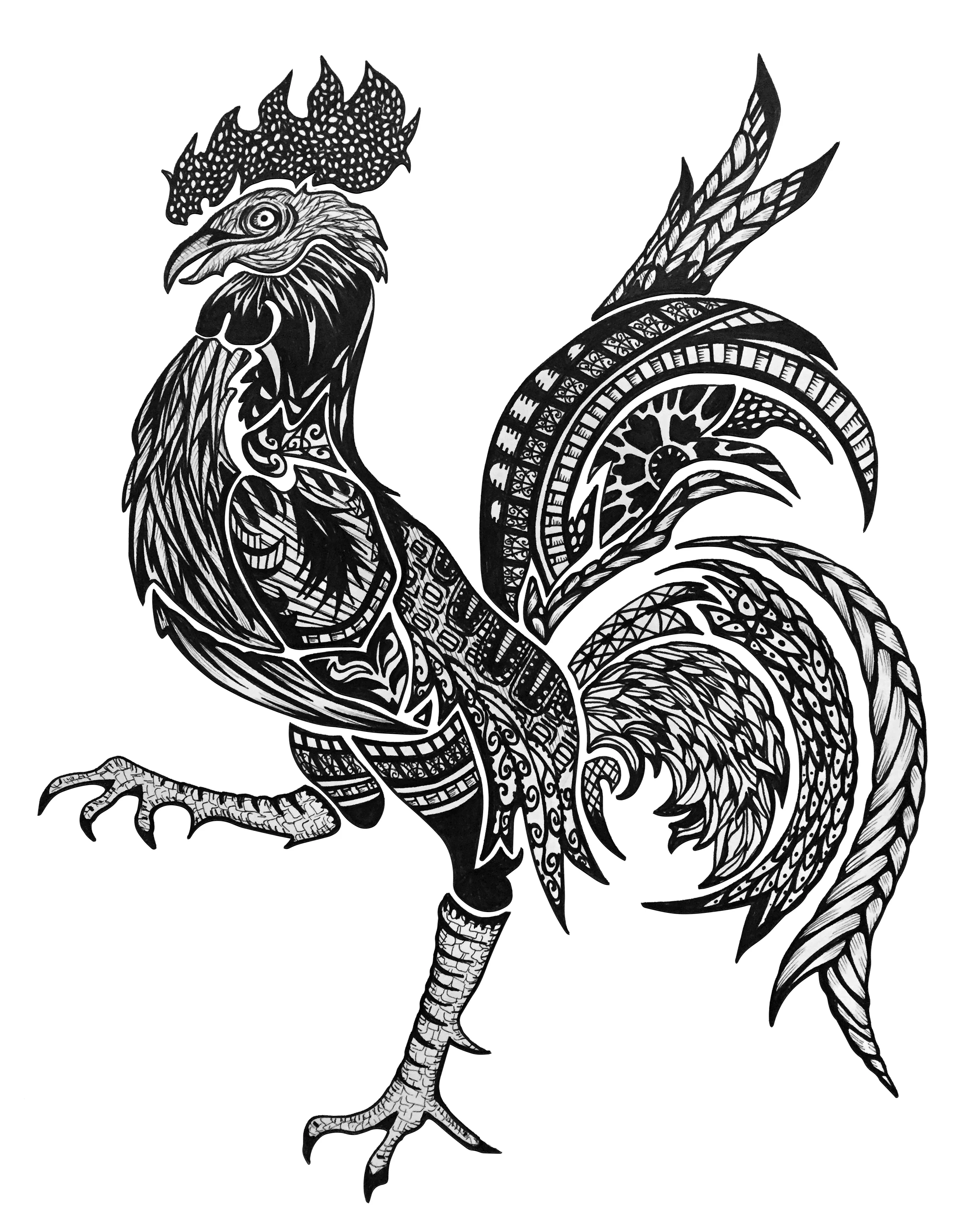 French Rooster; Inspired by Parisean Architecture