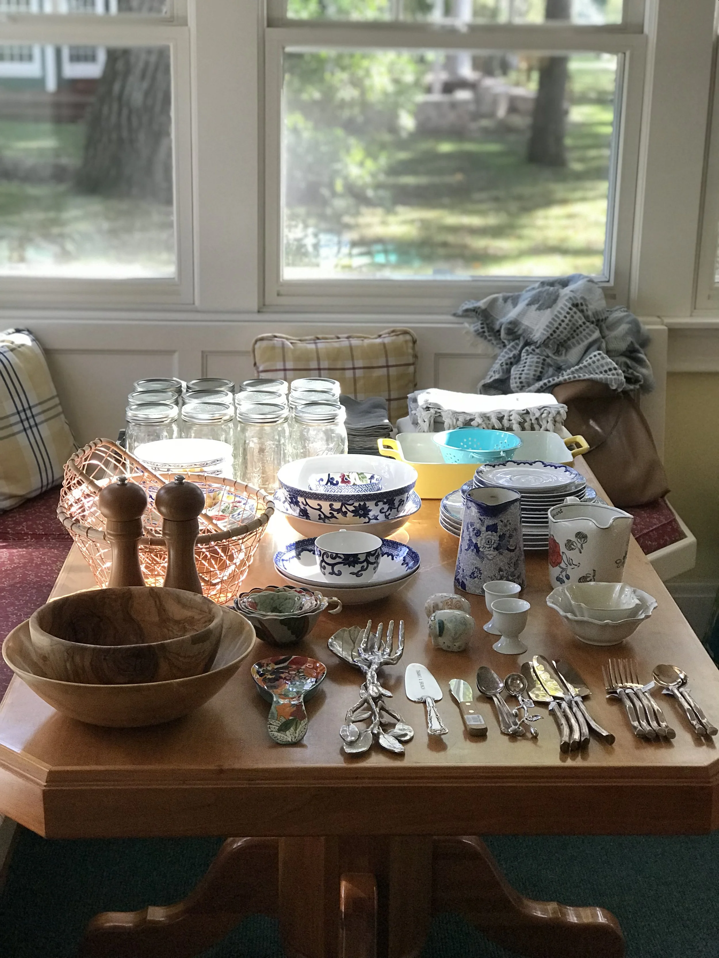 All of the props prepared, clean, and ready to go! 