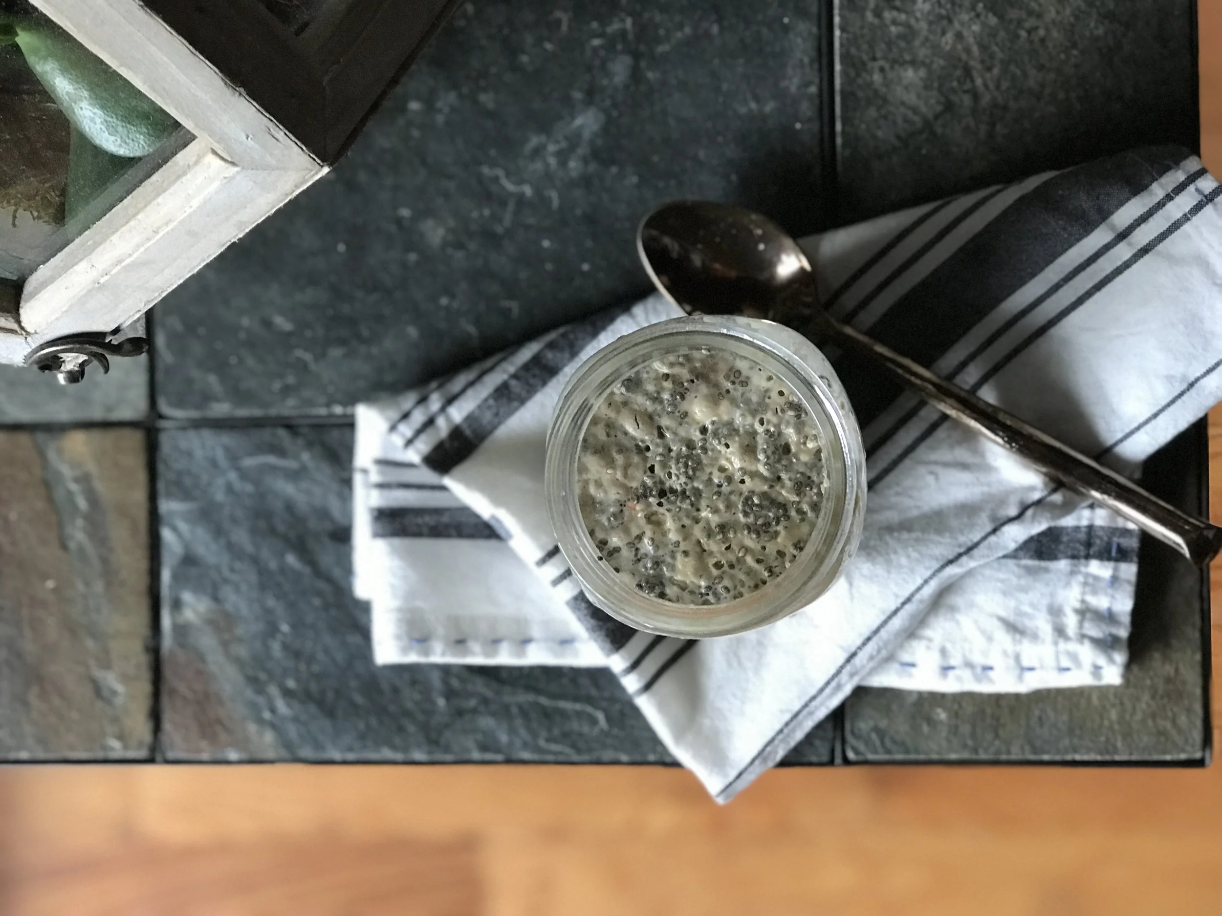 Peach Vanilla Chia Seed Pudding