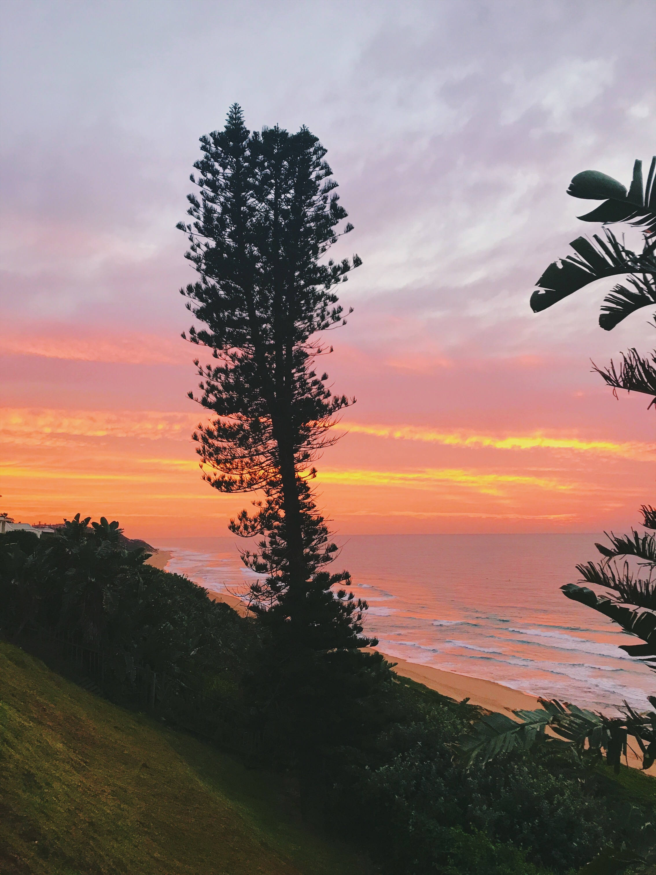 Wedding day sunrise