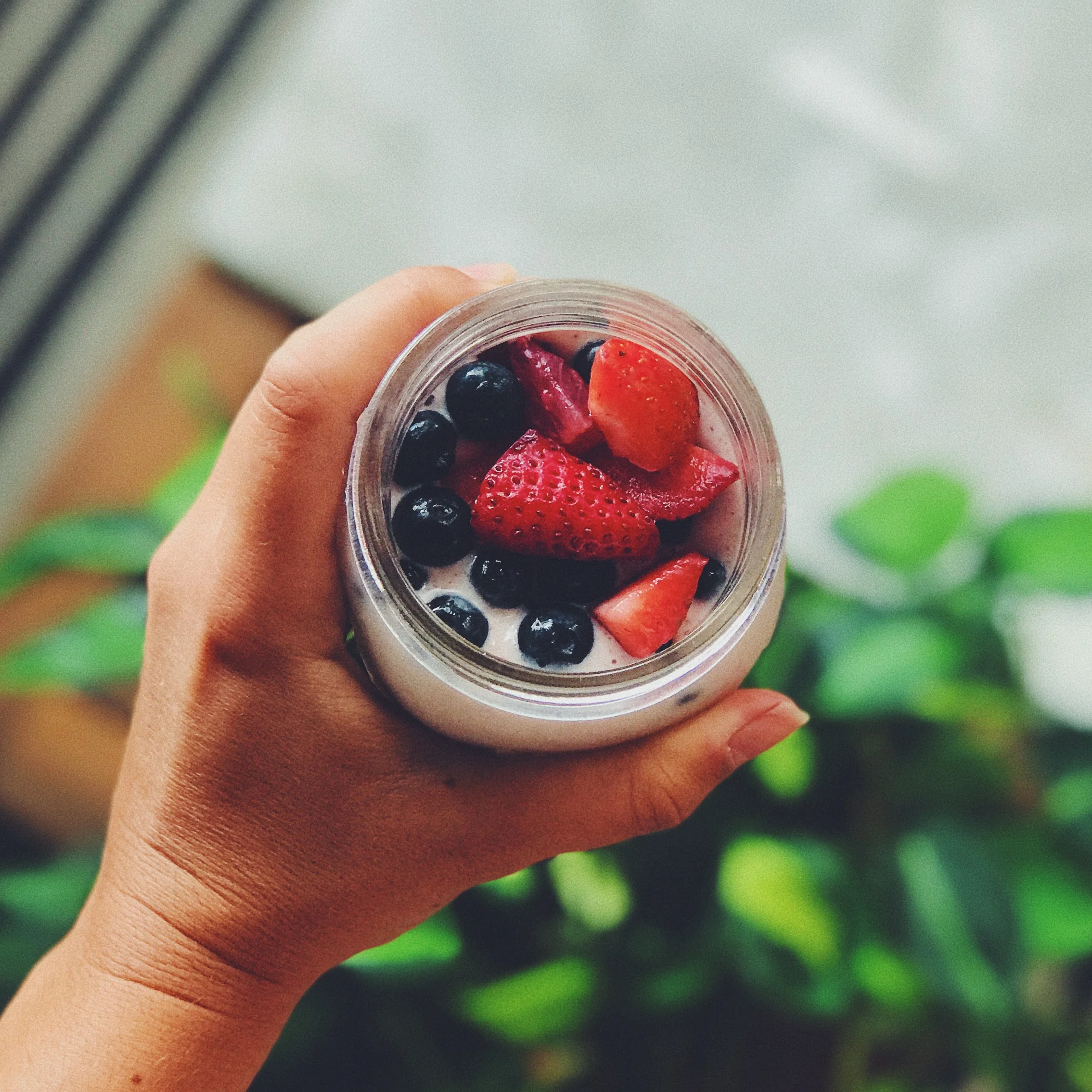 Strawberry Banana Spice Smoothie 
