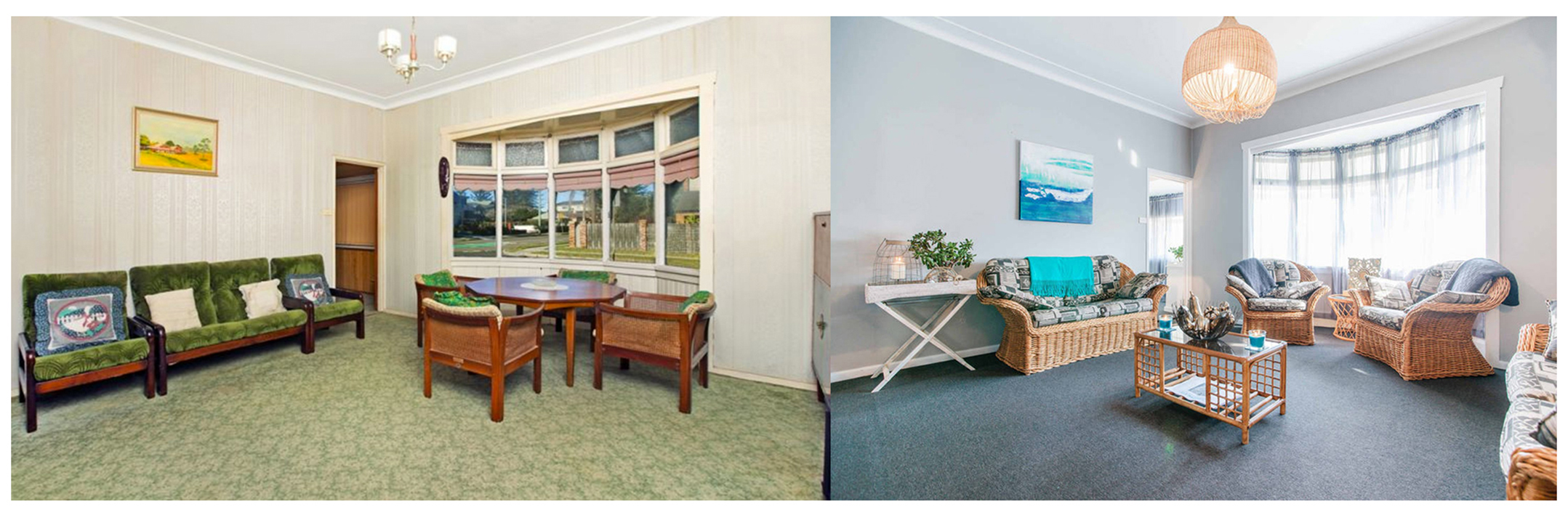 Living - Before & After