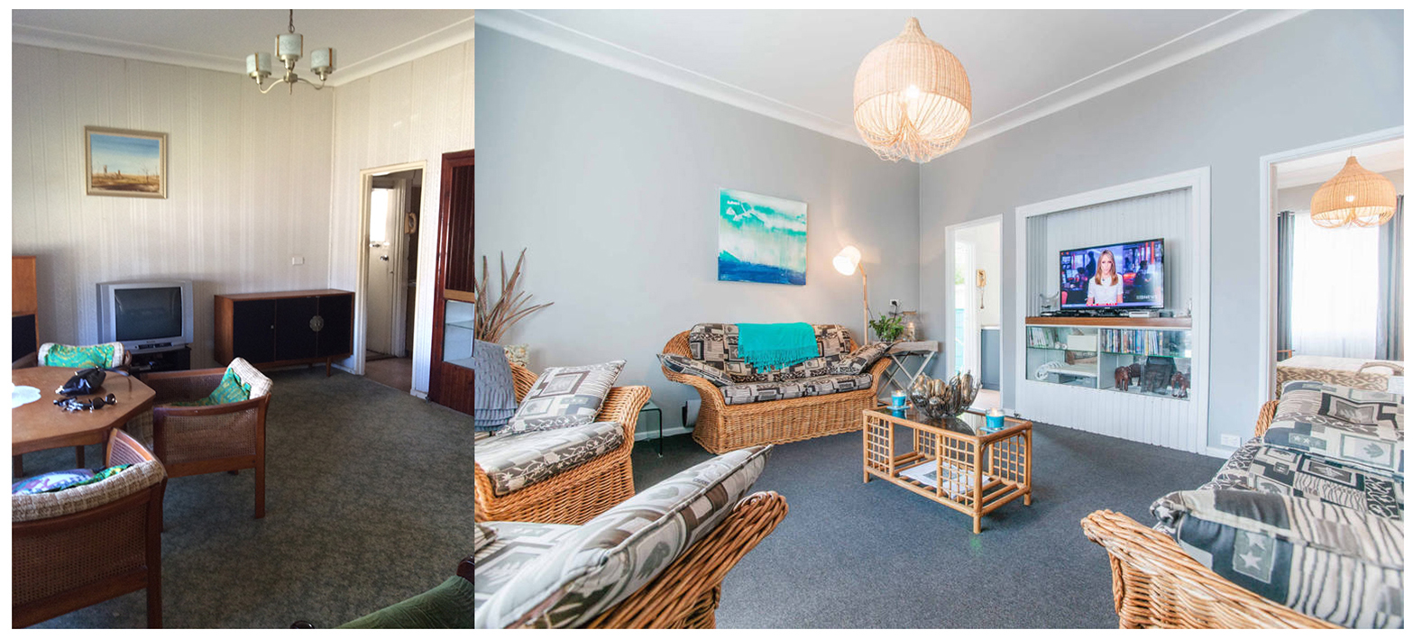 Living - Before & After