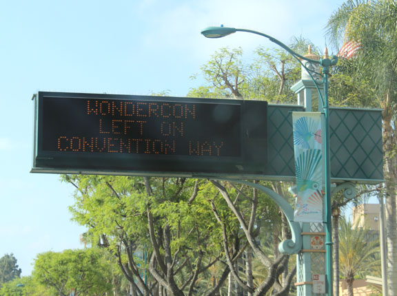 It's a sign! The Wondercon sign! =)