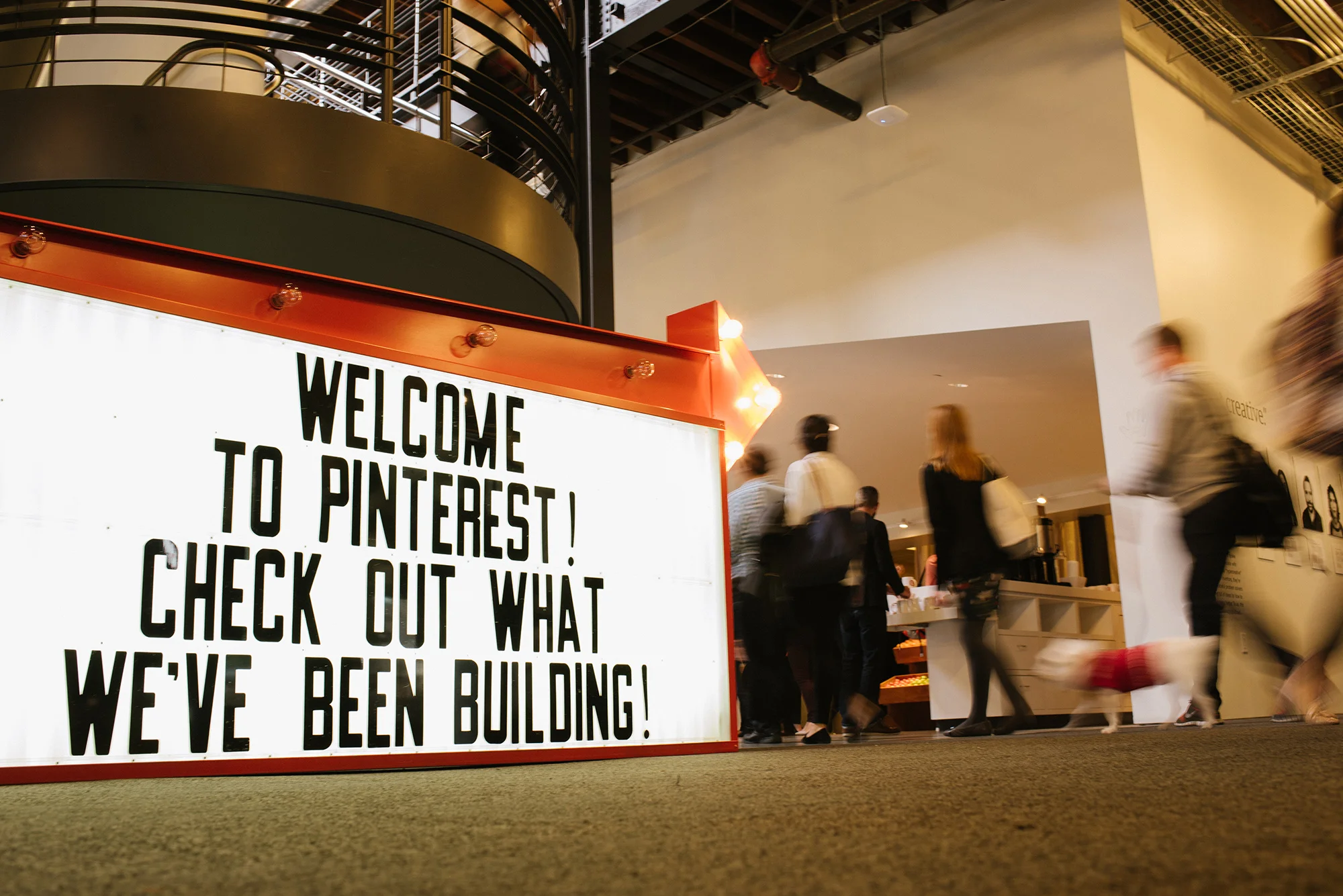 Welcome area