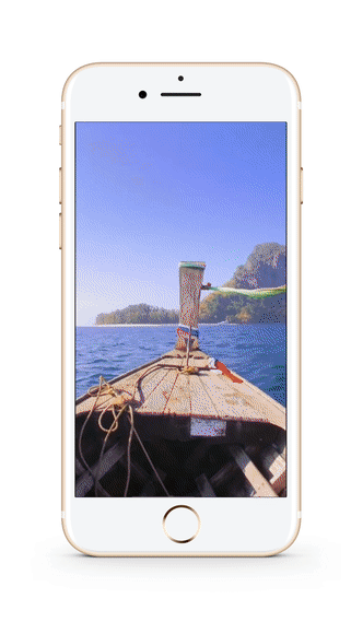 from Blue to GOLD: image carousel + tilt-to-pan