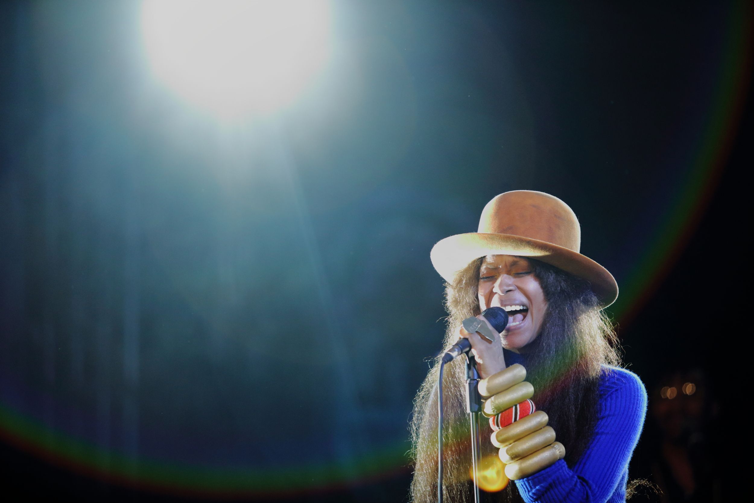 Erykah Badu in concert in Nairobi