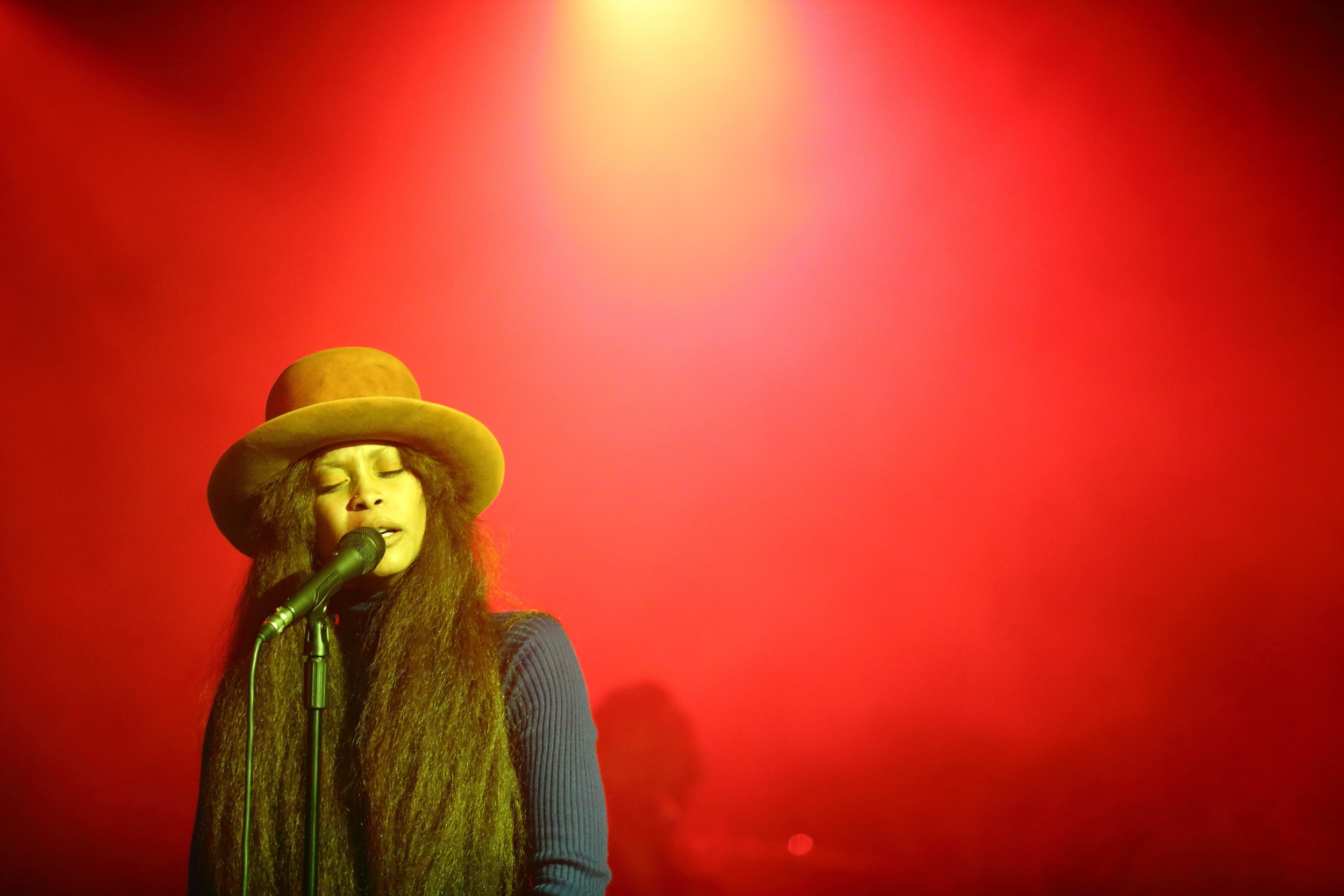 Erykah Badu performing in Nairobi