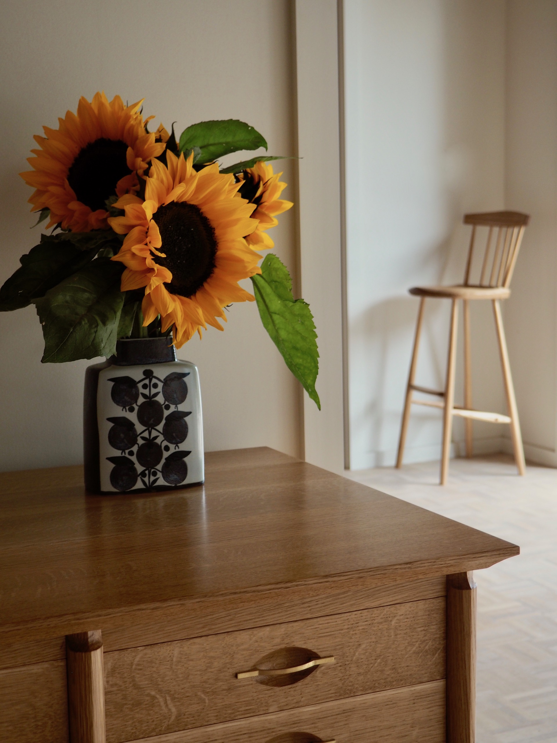 desk stool sunflowers.jpg