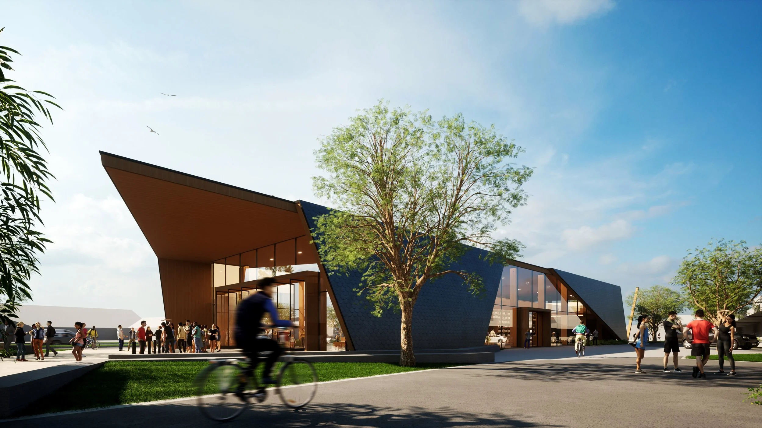 Regional Library Community Hub Concept Design