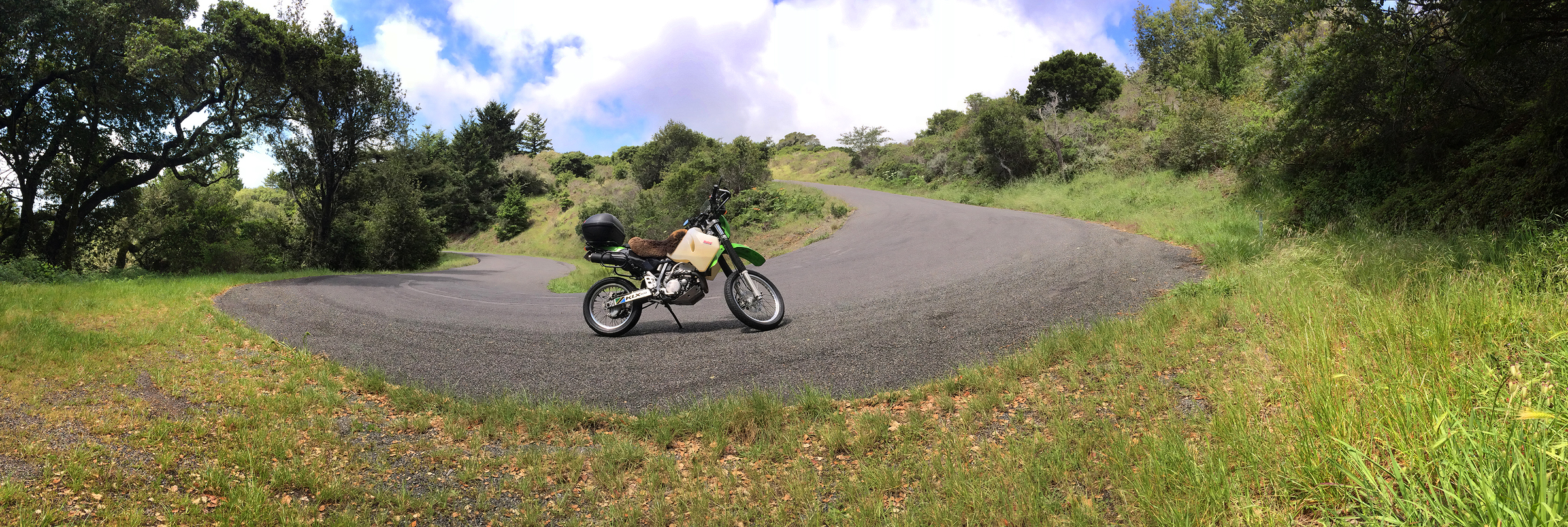 A hairpin turn on the Bolinas side. Click to zoom...