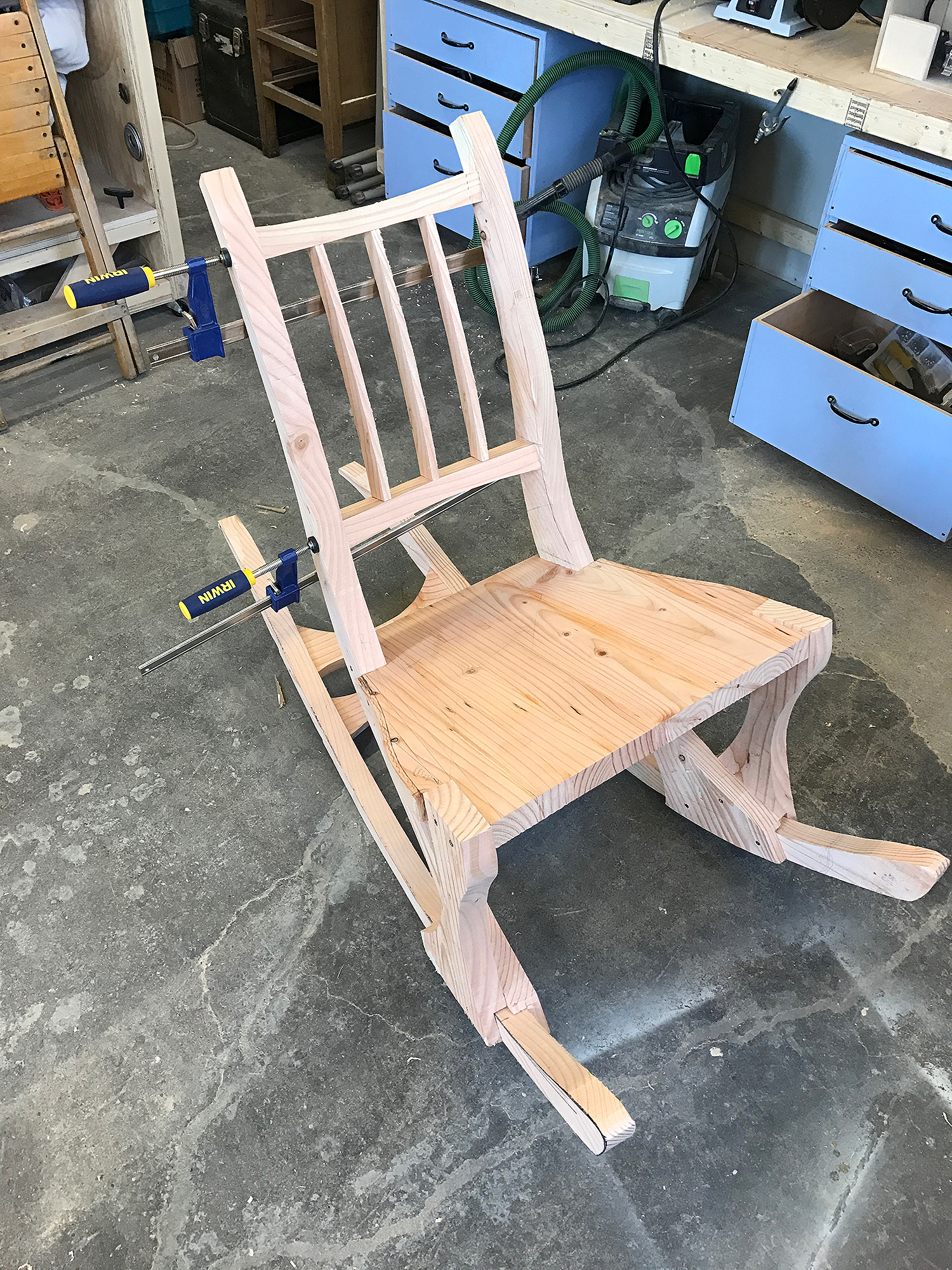 an early idea for the back rest