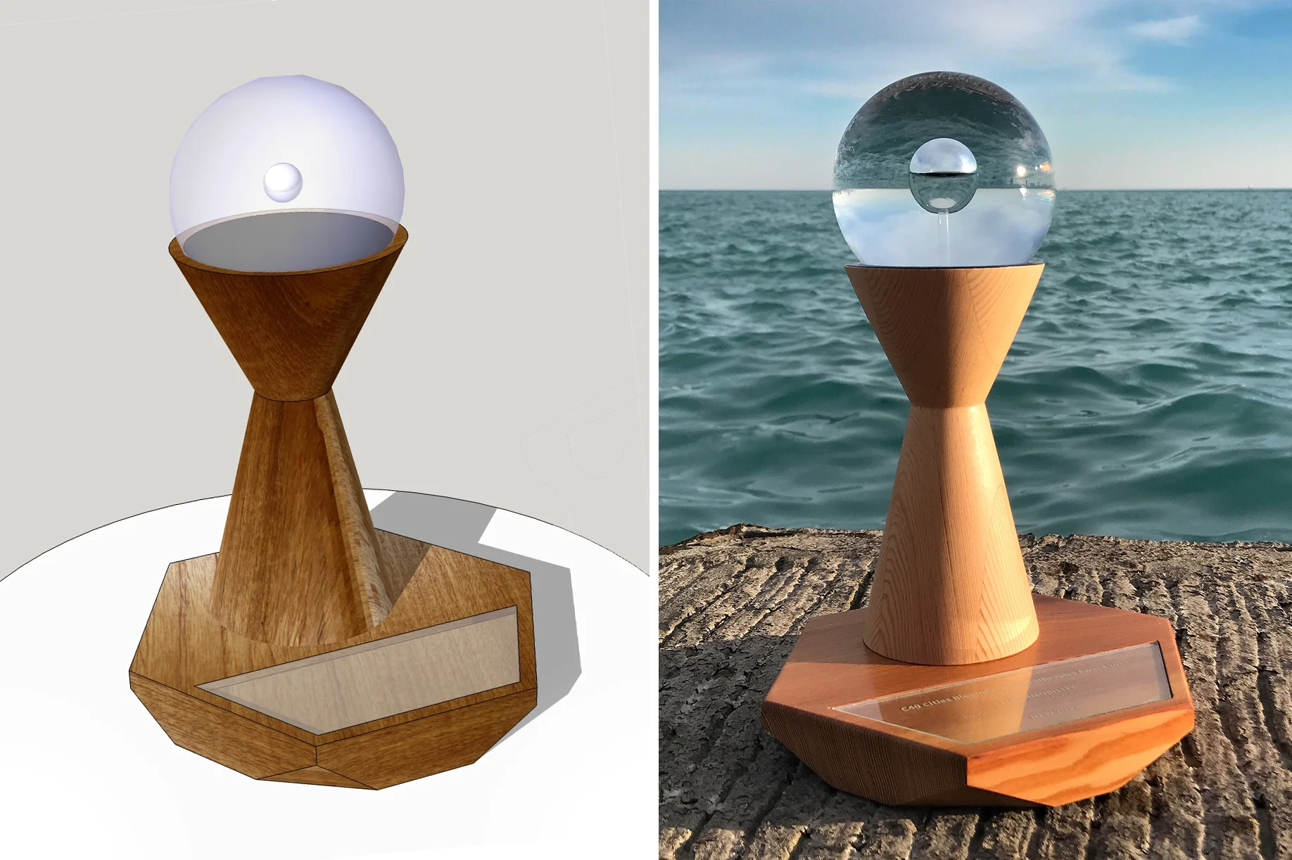 This proposal rendering as imagined weeks prior to being realized. 