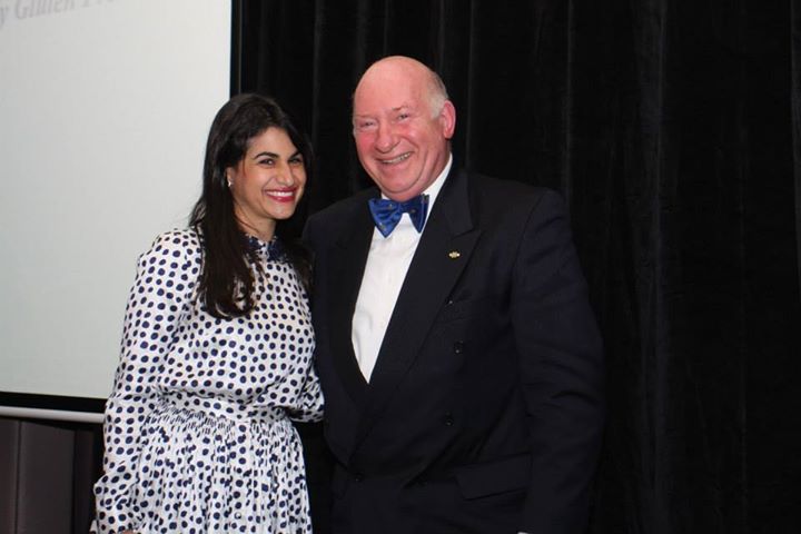 Me and the President and Headmaster of Le Cordon Bleu Sydney