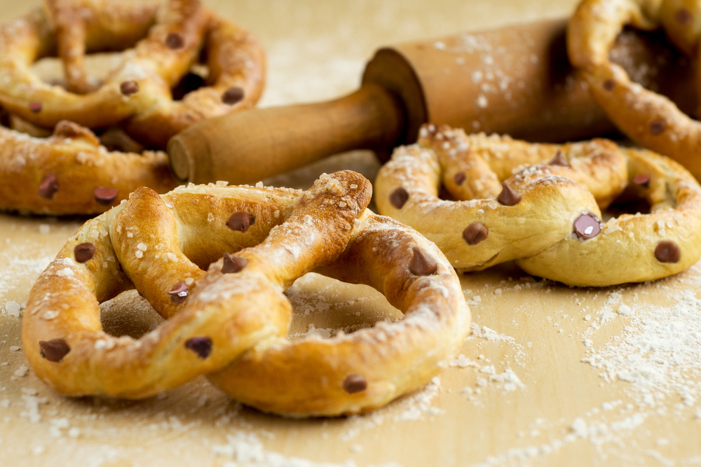 Gluten Free Chocolate Chip Soft Pretzels