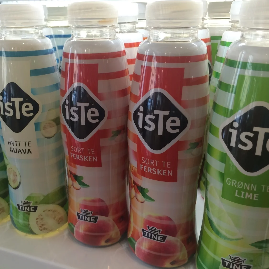 ISTE Iste fra Tine, ulike smaker. 0,5 l. 39,- (ta med 36,-)