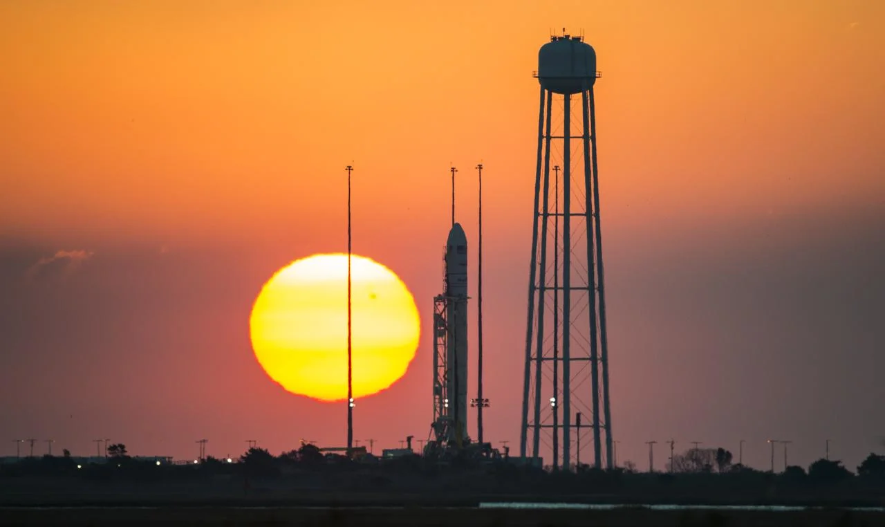 Sunrise at NASA’s Wallops Flight Facility (Courtesy of NASA )