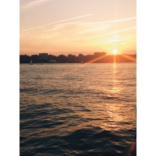Gorgeous sunset view from the Frying Pan