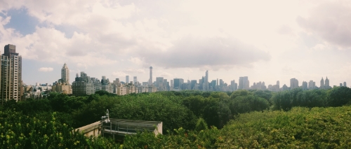 View from the rooftop terrace at The Met