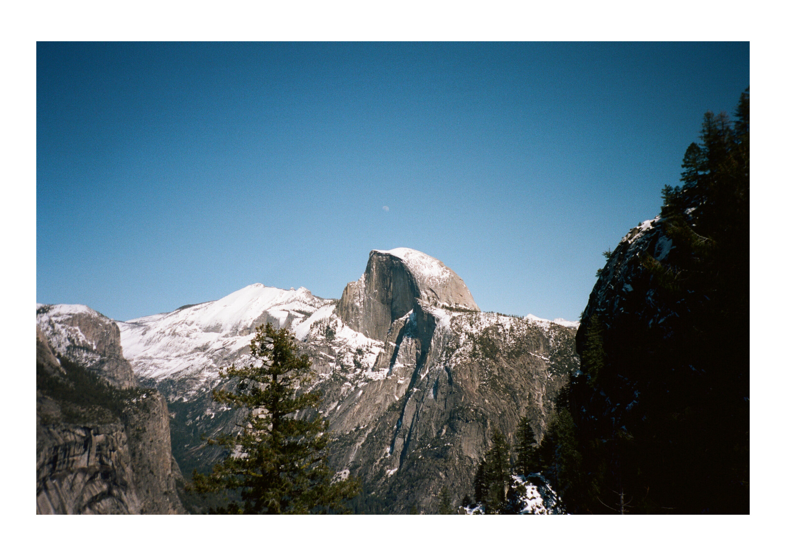 Half Moon over Half Dome