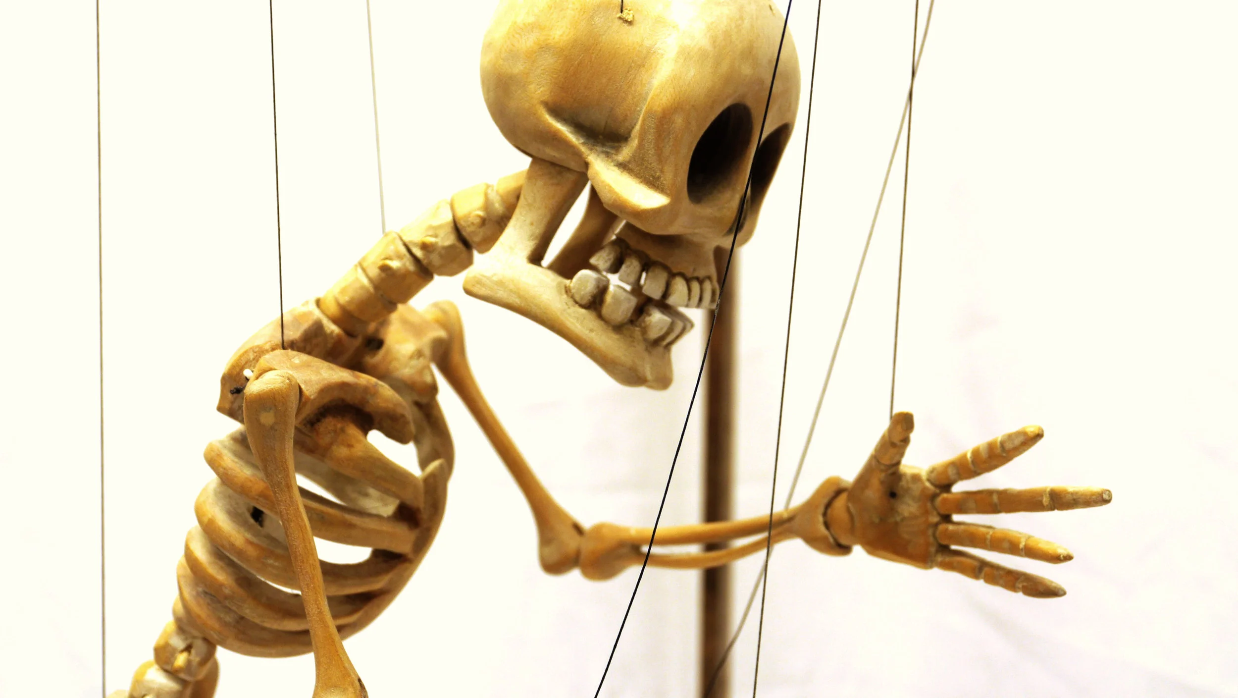 Carved Skeleton Marionette