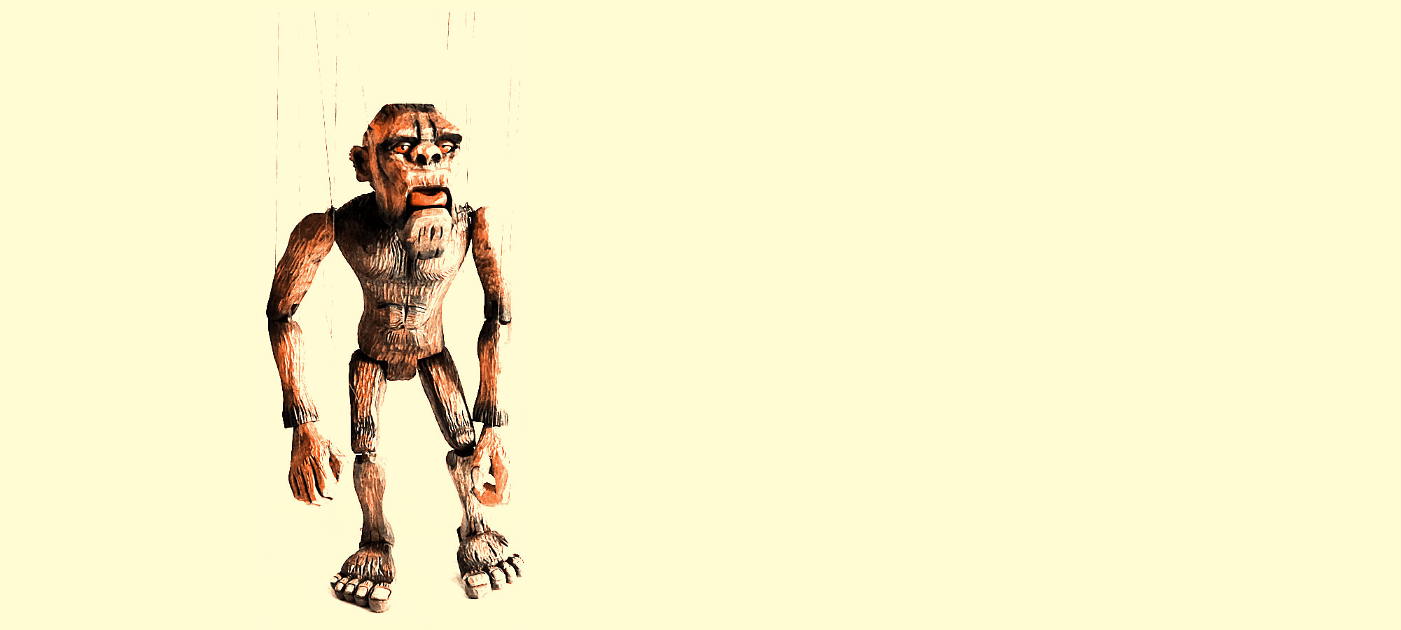 Bigfoot marionette