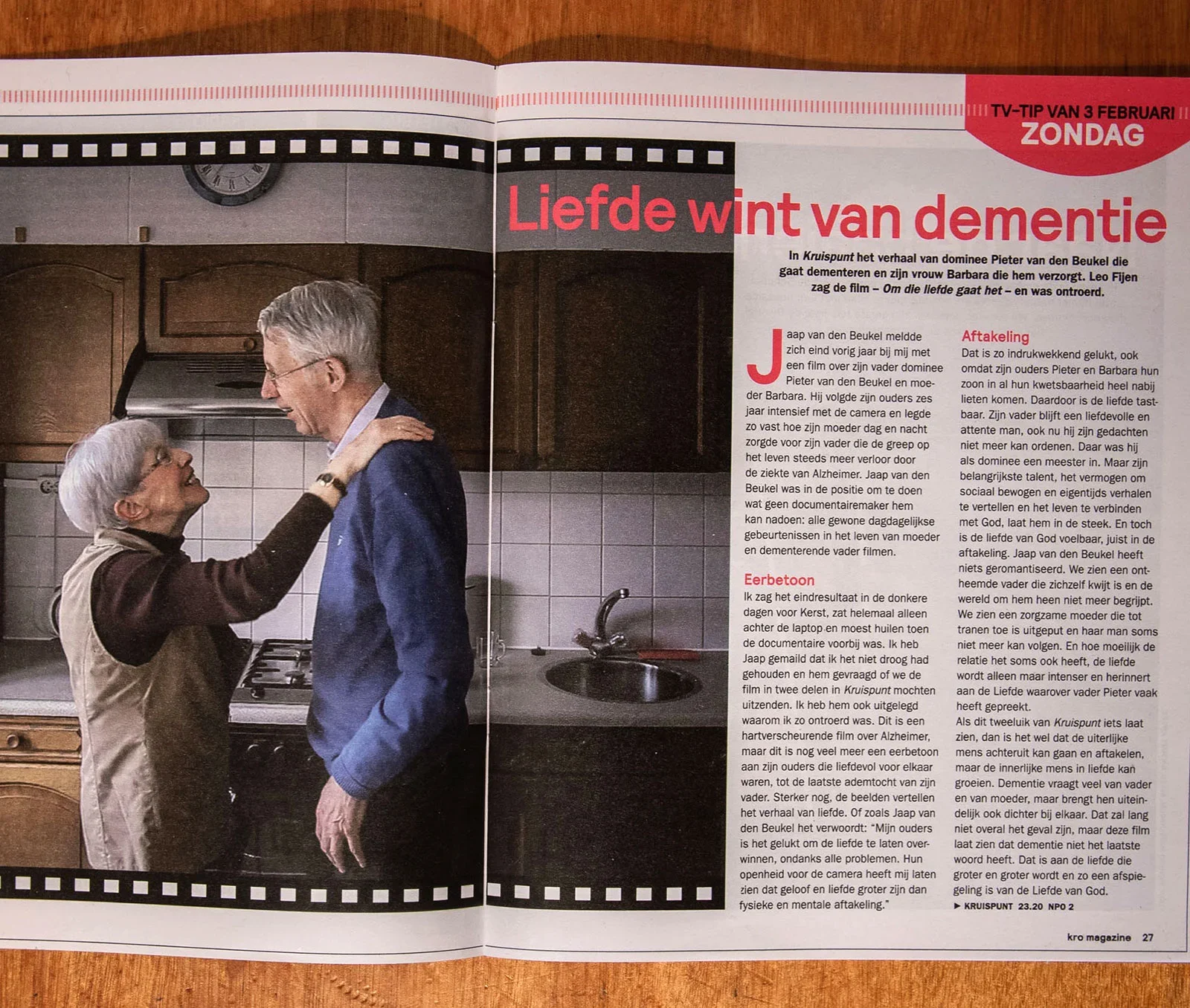 Uitzending Om die liefde gaat het - KRO NCRV