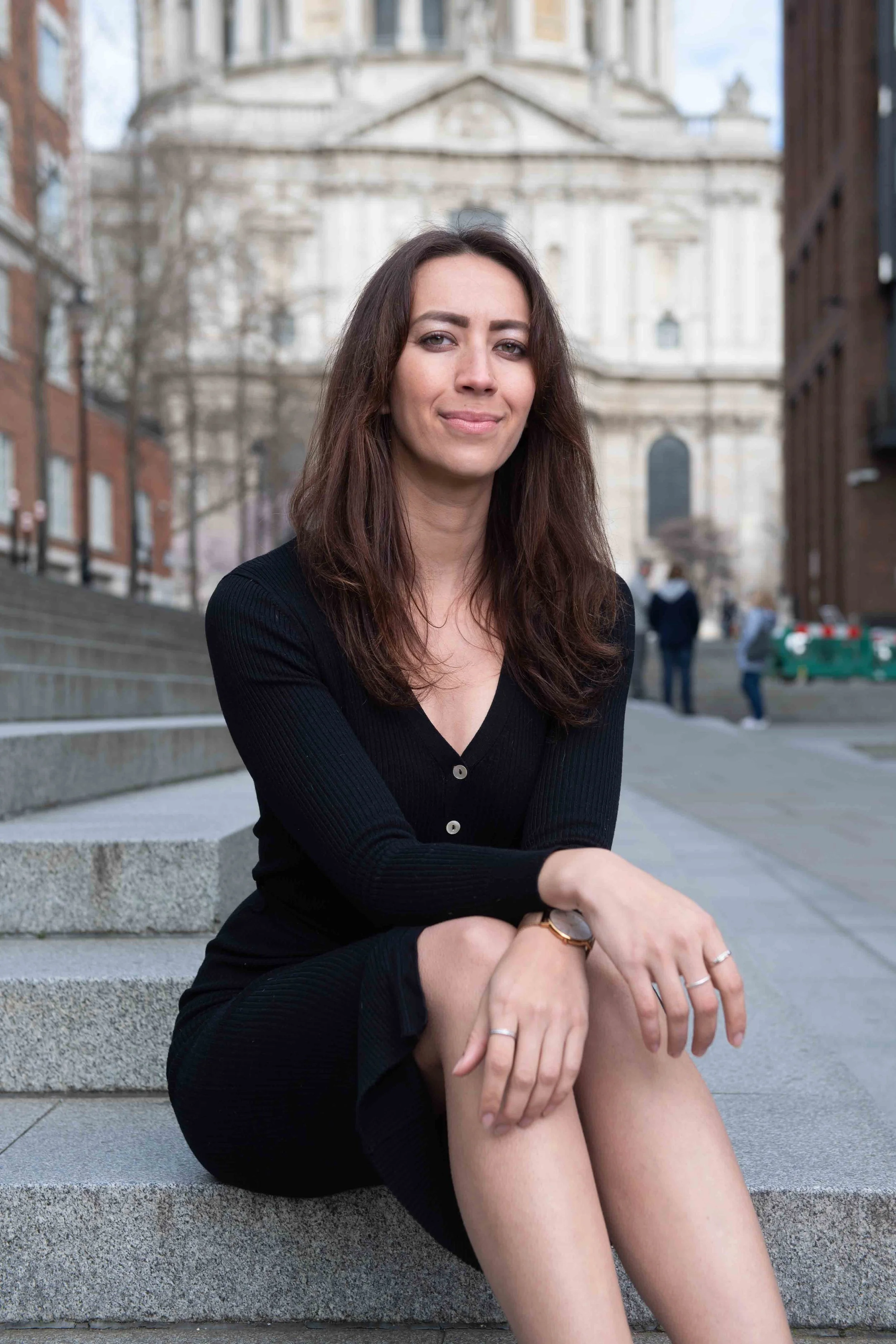 Portrait of a Woman with St Paul’s Cathedral in the Background
