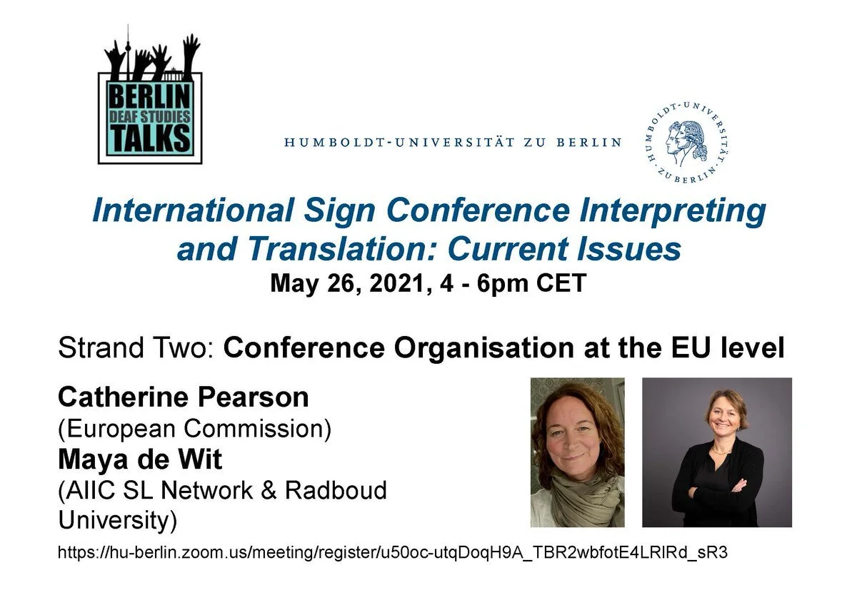 Co-presenting at the online mini-conference, Humboldt University