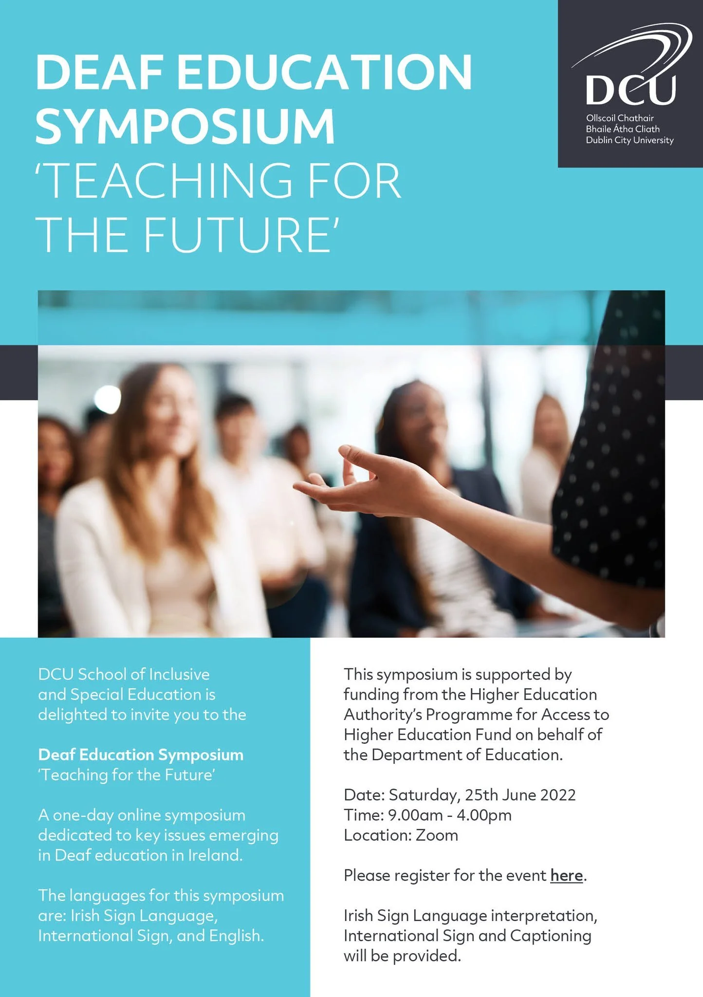 Online Deaf education symposium