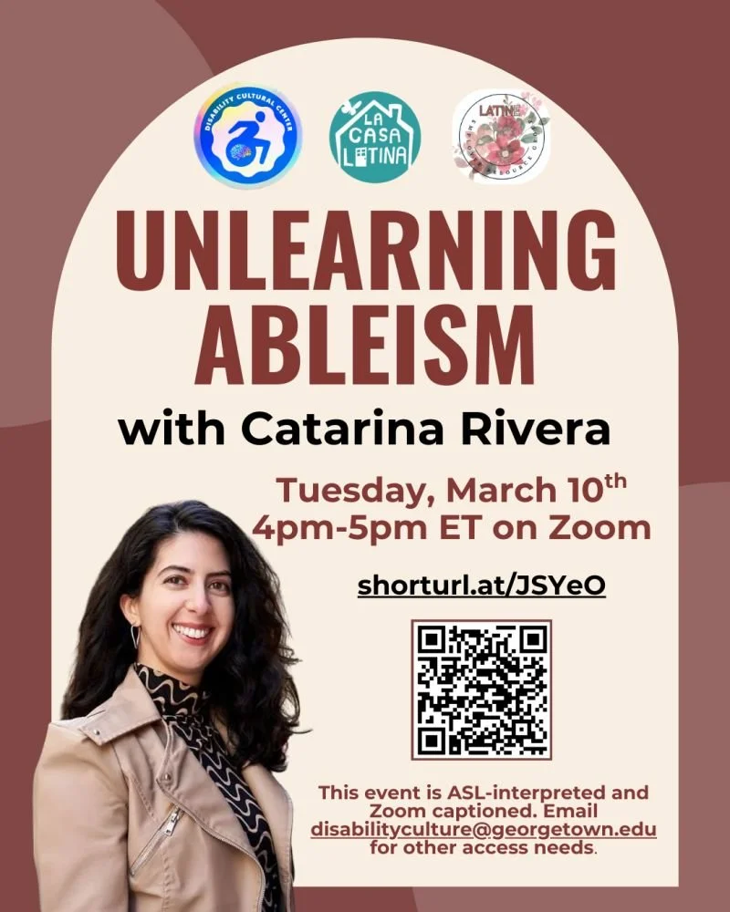 Unlearning ableism, online session