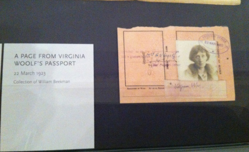 Virginia Woolf's Passport