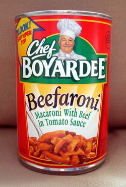 One of the narrator's favourite salvaged food-stuffs was also one of my most-loved childhood meals