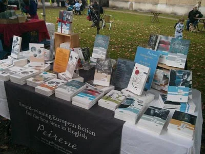 I bought my copy of this novel at my local farmer's market at which Peirene sometime have a beautiful book stall.