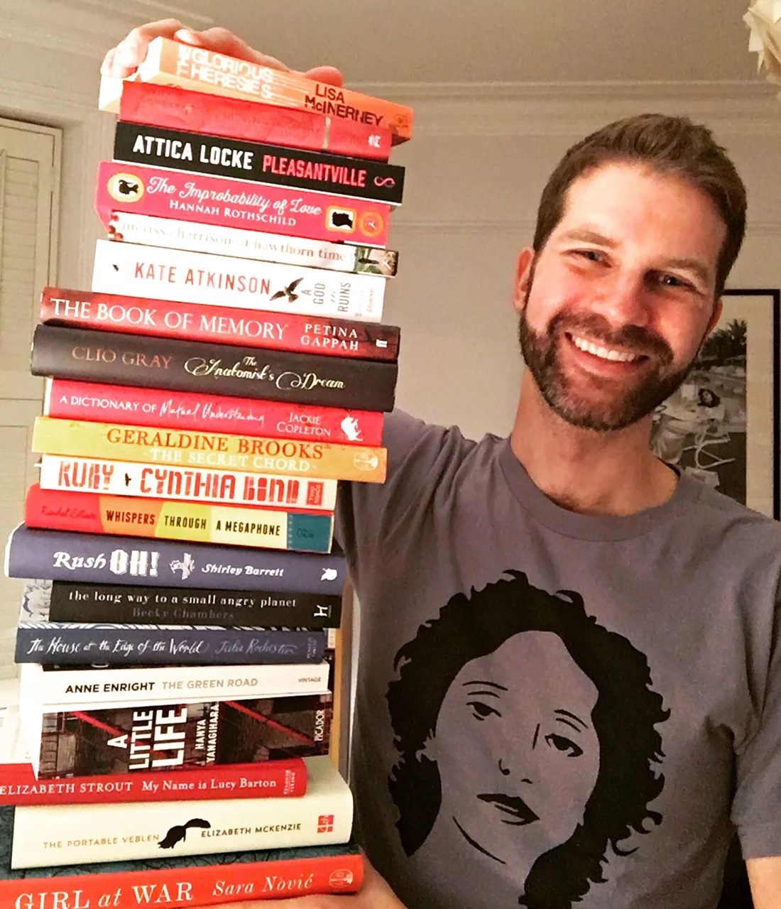 Can you guess the author on my tshirt?