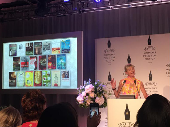 Kate Mosse introduces the evening.