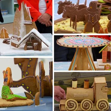 Clover and Darren particularly like watching The Great British Bakeoff: "This week, it's a 3D biscuit scene. He is gobsmacked by their creations: a train, a sea monster, even a bloody carousel !"