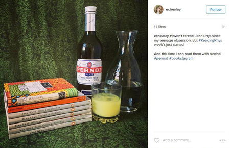 Writer Emma Healey on Instagram