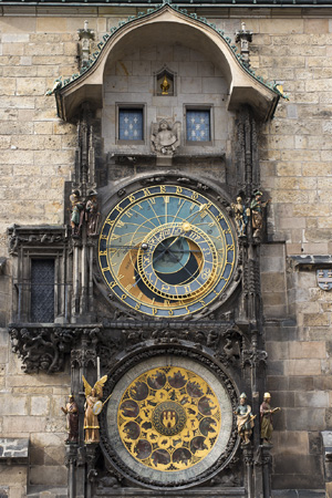 Jakub and Lenka have intimate scenes at the Prague Astronomical Clock - the oldest working astronomical clock in the world.