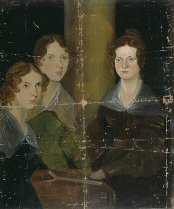 Branwell's portrait of the Bronte sisters