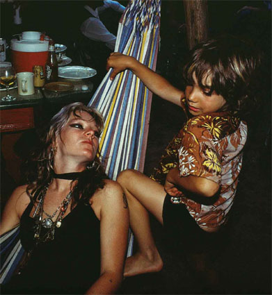 Photo by Nan Goldin. “When I see the people of this country, their vitality, their decadence, their loneliness, their desperate togetherness, I see the gaze of Emmet Gowin, Larry Clark, and Nan Goldin.”