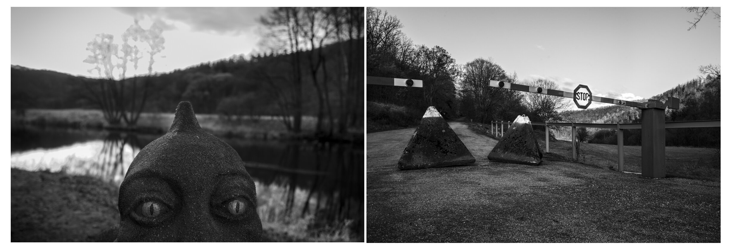 In Hardegg, at the border between Austria and the Czech Republic the iron curtain used to be in the middle of the Thaya River. It was dismantled 3o years ago. Alas the almighty Coronas virus brings us back to a closed world.