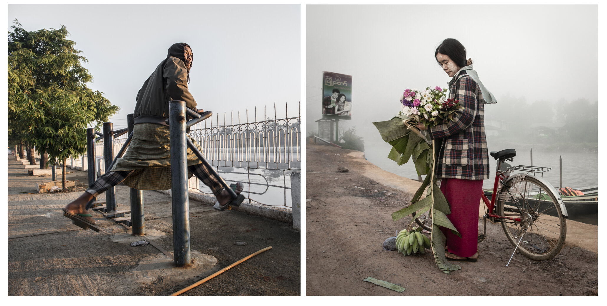 These diptychs weave moments together, revealing shadows, telling the tale of that time. What remains is the light, an emotion, a place, and the longings for happiness that define the human condition.