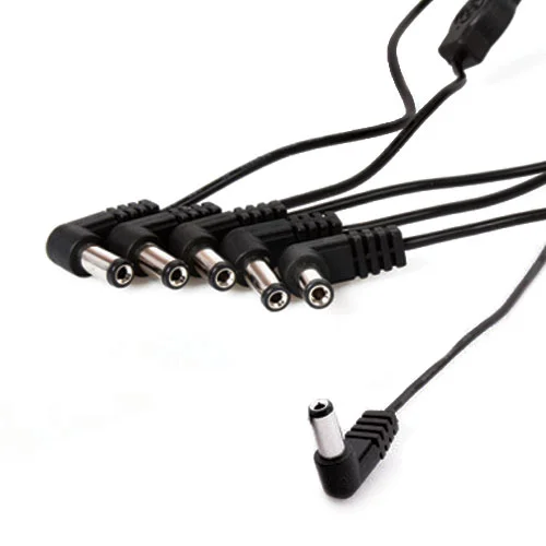 DC Link Cable • To connect up to 5 pedals to one output of a power supply • Cable length: 75 cm / 29.5 in • 2,1 - 5x 2,1 mm barrel plug