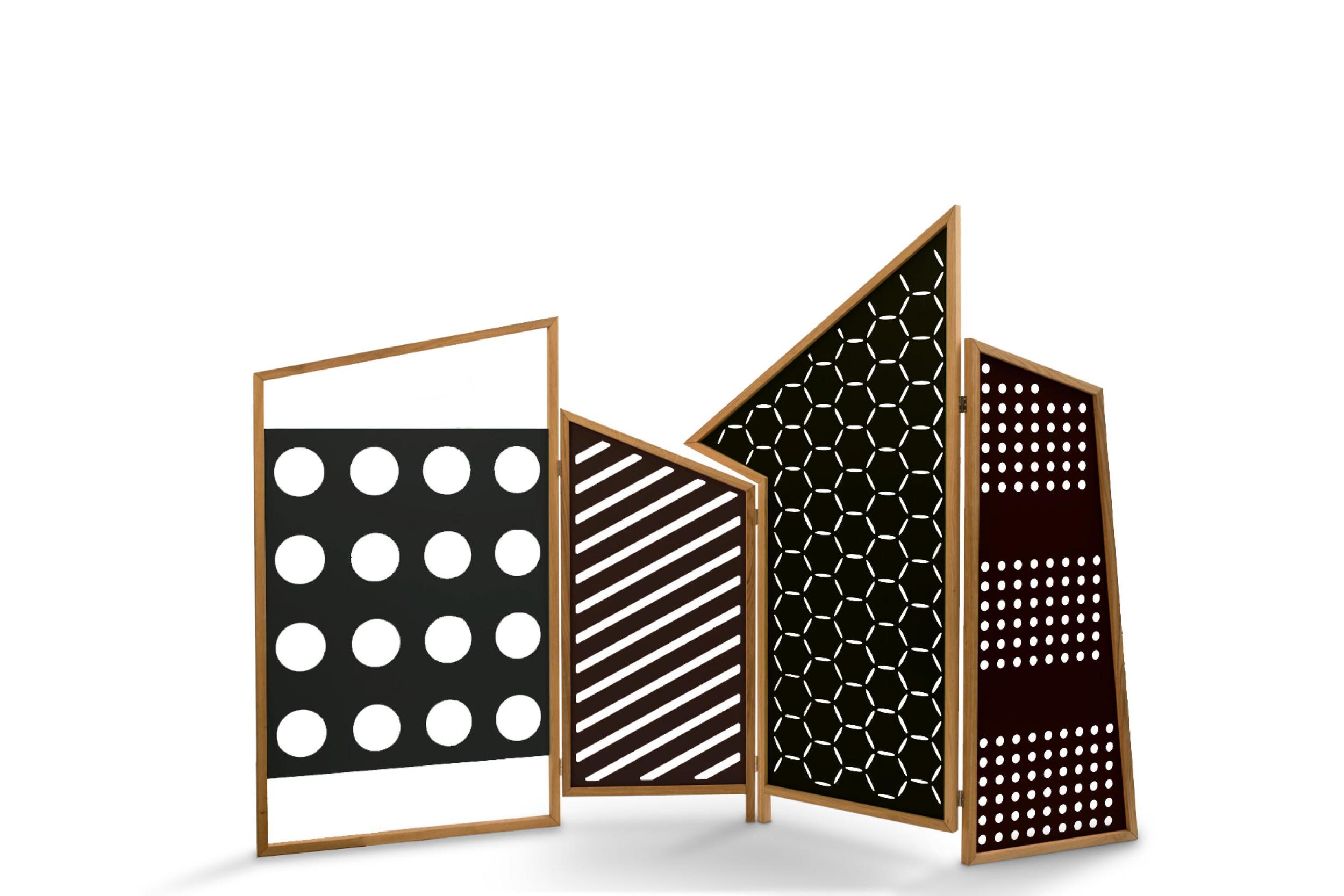  opto folding screen black 