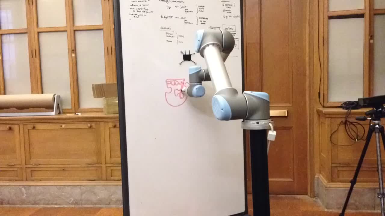 Drawing on Moving Surface