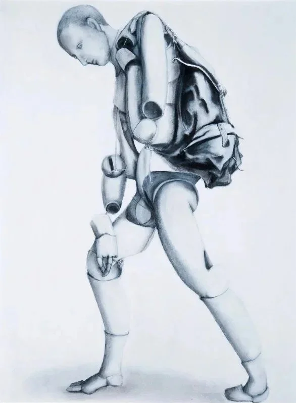 Jesus Bears the Cross, Allison Neal, Oil on Canvas