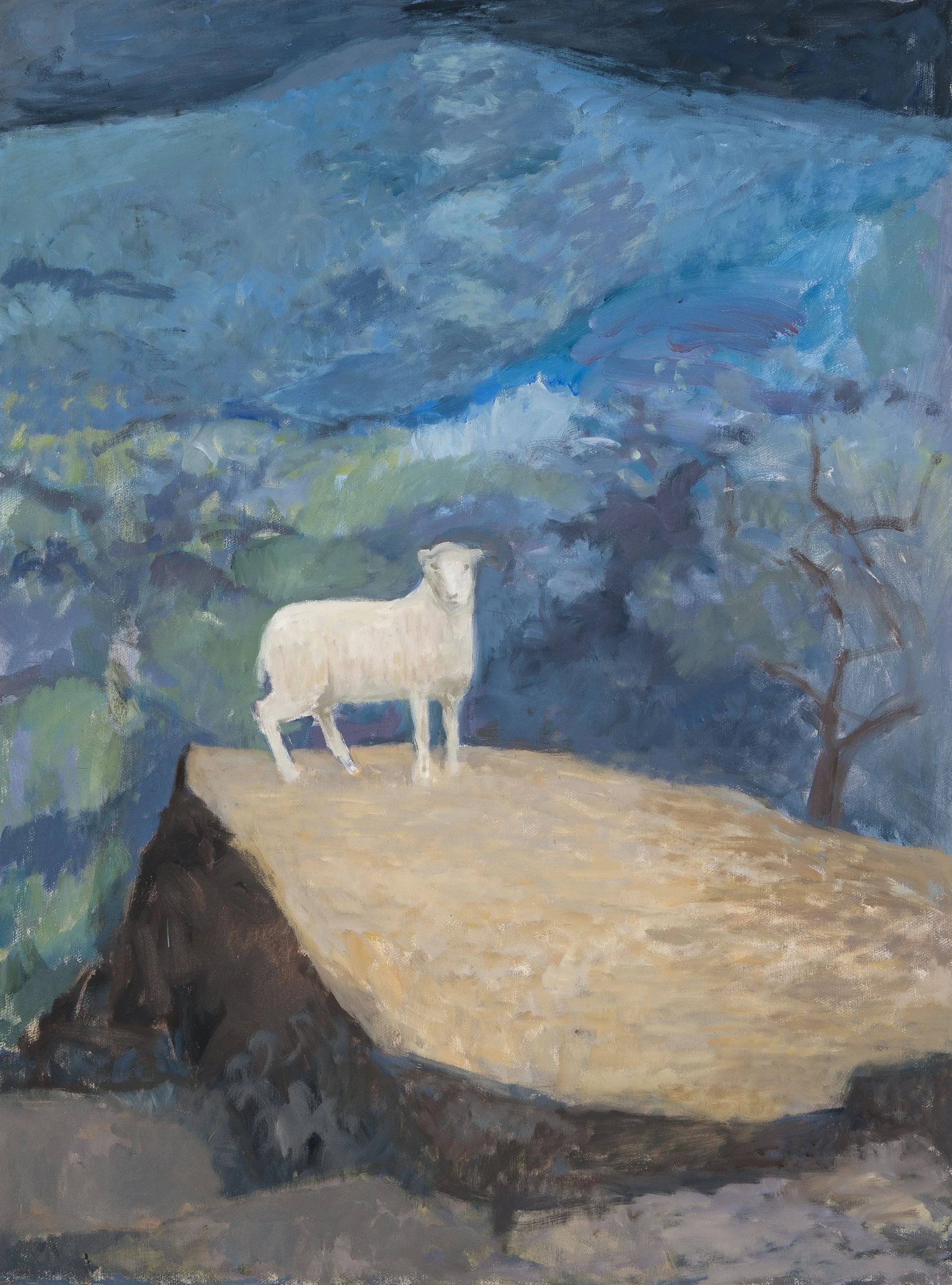 The One (the parable of the lost sheep), Charles MacCarthy, oil on canvas